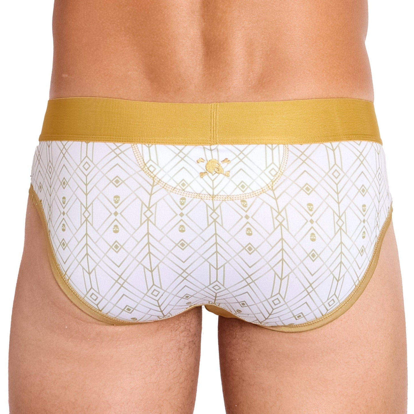 Art Deco White Brief