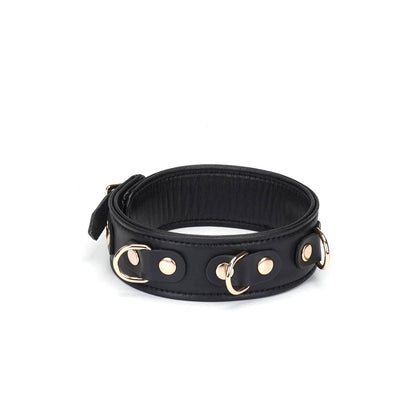 Liebe Seele- Dark Secret - Leather Collar with Leash