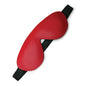 Kinklab Bondage Basics Padded Leather Blindfold - Red by Stockroom.com