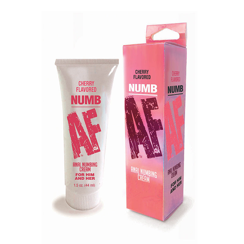 Numb AF Cherry Flavored Anal Numbing Cream 1.5 oz. by Little Genie Productions