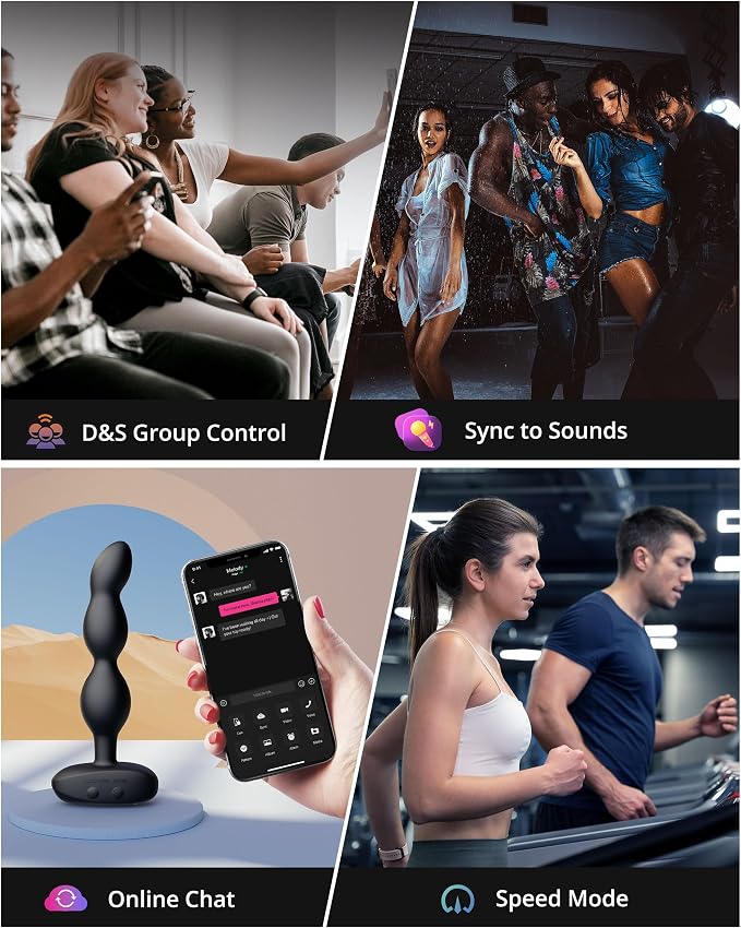Lovense Ridge Vibrating and Rotating Anal Beads by Lovense