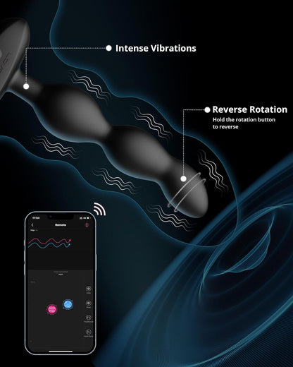 Lovense Ridge Vibrating and Rotating Anal Beads by Lovense