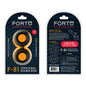 Forto F-81 Liquid Silicone Cock & Ball Double Ring Small Black by Vvole