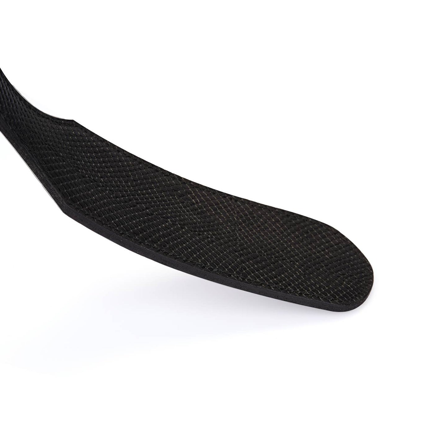 Crocodile Noir: Black Leather Paddle
