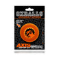 Oxballs Axis Rib Griphold Cockring Orange Ice by Blue Ox Designs, Oxballs