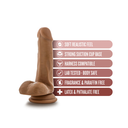 Dr. Skin Dr. Jeffrey 6.5 in. Dildo with Balls Tan by Blush