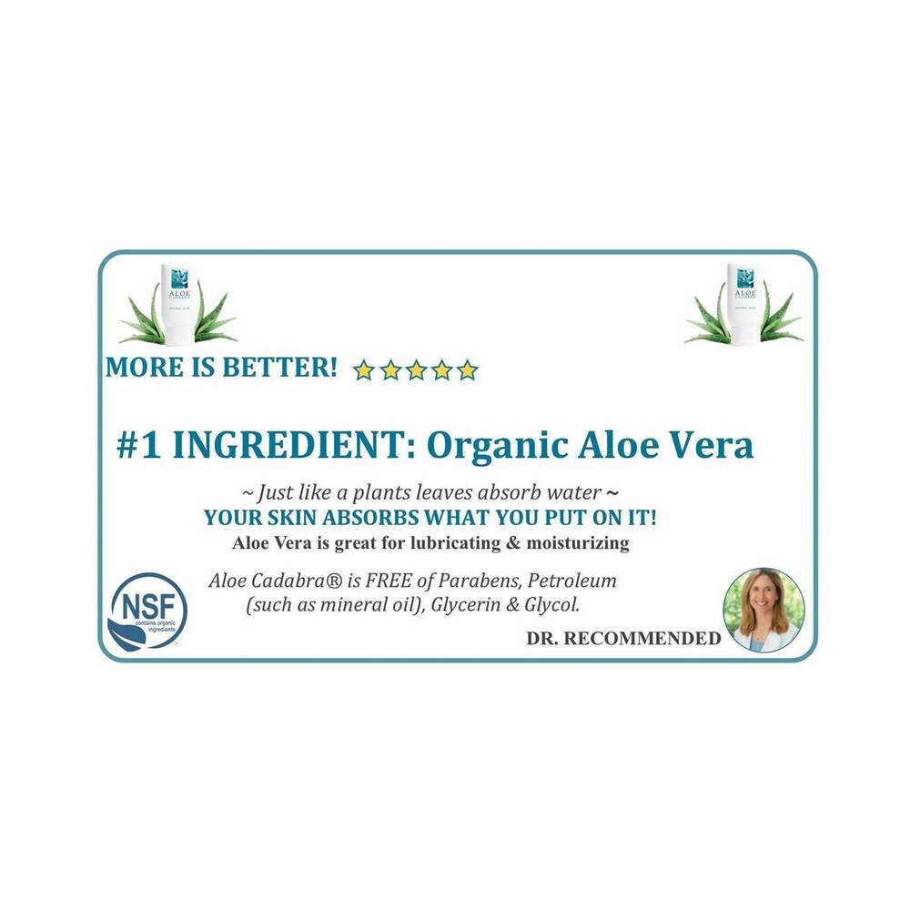 Aloe Cadabra Peppermint Tingle Aloe Lubricant 2.5 oz. by Live Well Brands, Inc