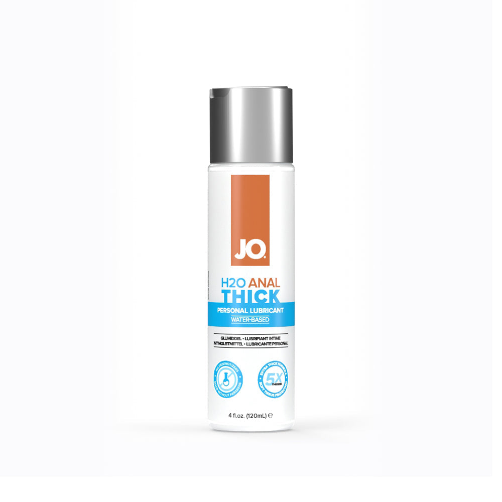 JO H2O Anal Thick Water-Based Lubricant 4 oz. by System Jo