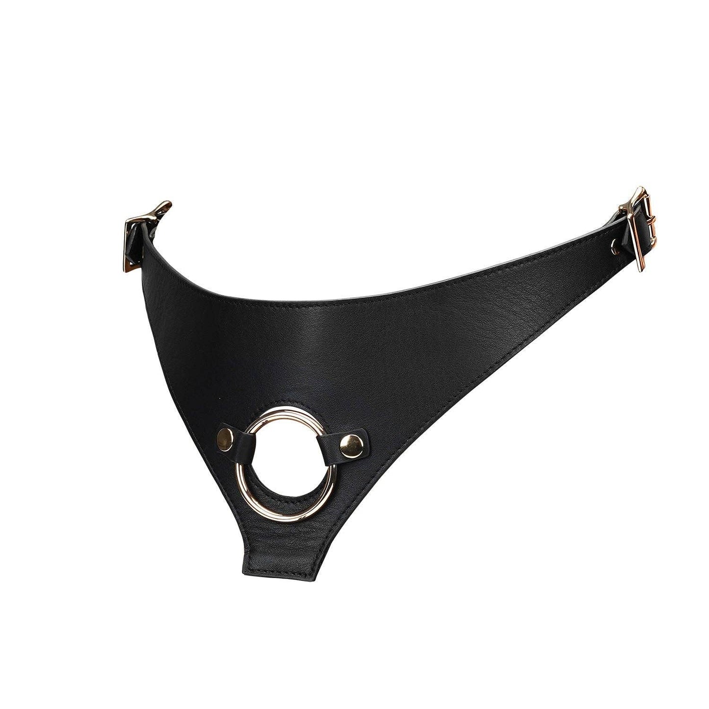 Dark Secret Deluxe Leather Strap On Harness by Liebe Seele