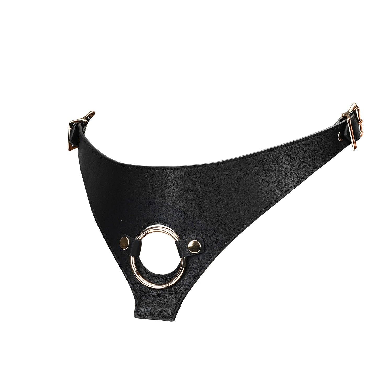 Dark Secret Deluxe Leather Strap On Harness by Liebe Seele