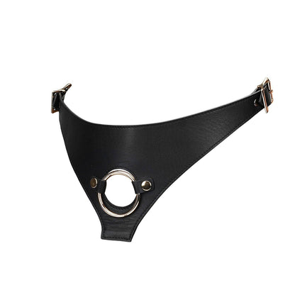 Dark Secret Deluxe Leather Strap On Harness by Liebe Seele