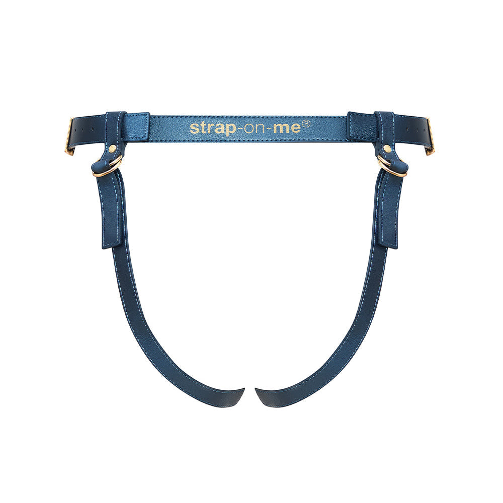 Strap-On-Me Leatherette Harness Generous One Size Blue by Lovely Planet USA