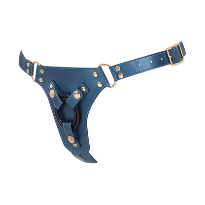 Strap-On-Me Leatherette Harness Generous One Size Blue by Lovely Planet USA