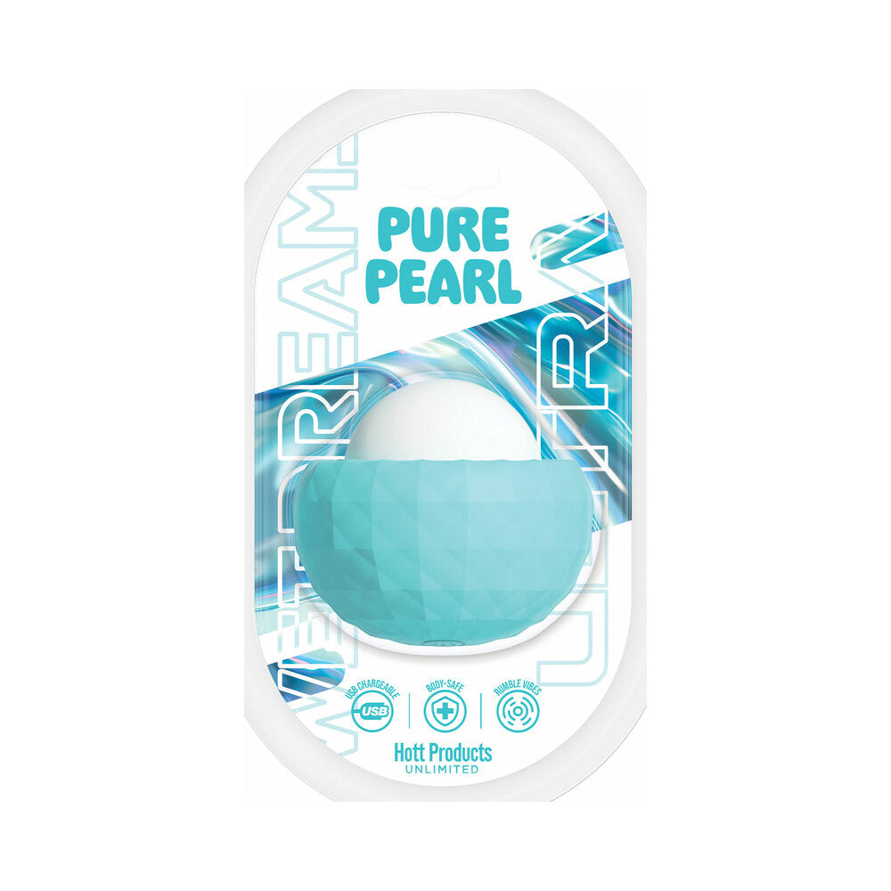 Wet Dreams Pure Pearl Mini Vibe Massager Multi-Speed Silicone Aqua by Hott Products Unlimited
