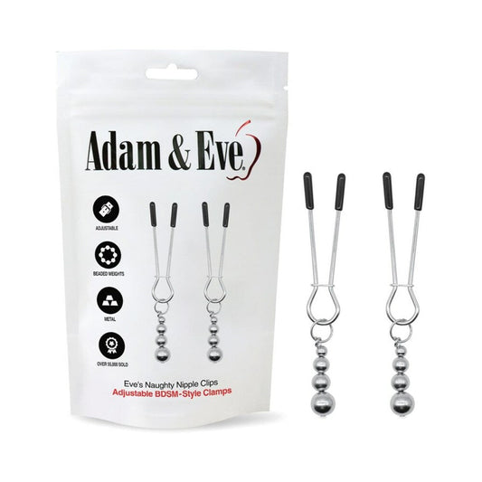 Adam & Eve Eve's Naughty Nipple Clips (Bag Packaging) by PHE/Adam and Eve