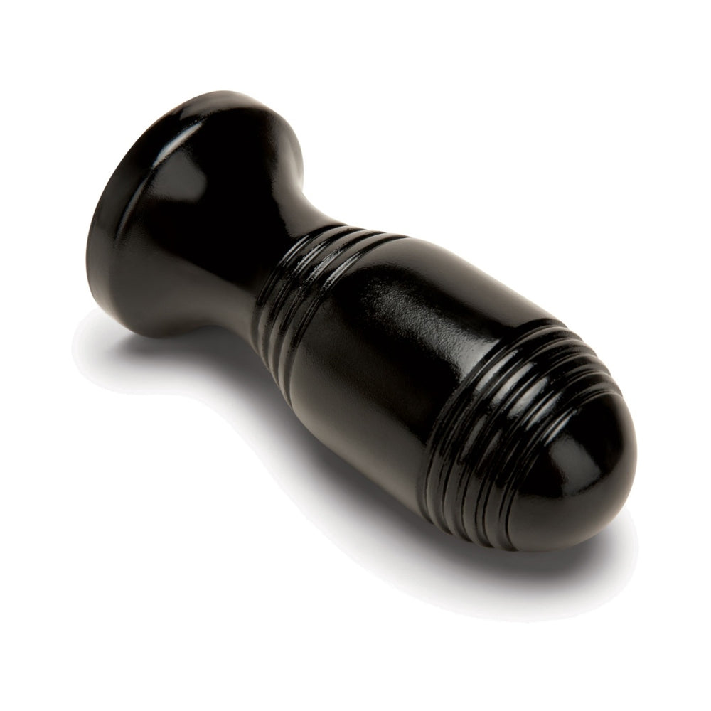 Prowler RED Ribbed Plug Black by Simply Pleasure Ltd
