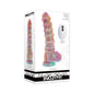 Evolved Fantasy Multicolor Vibrating Ribbed Dildo by Evolved