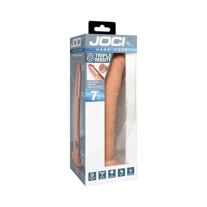 JOCK Hard-Core 7 in. Triple Density Dildo by XR llc DBA Curve