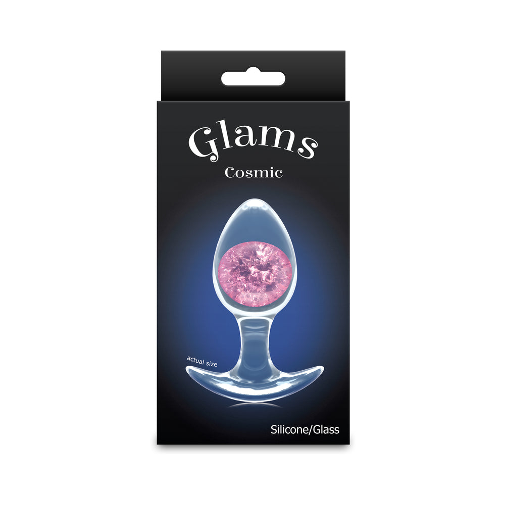 Cosmic Glams Plug Pink M by New Sensations Novelties Inc.