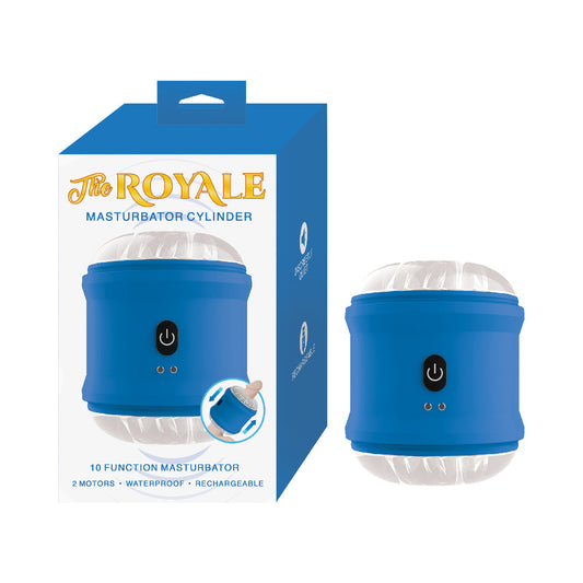 The Royale Masturbator Cylinder Blue by Nasstoys