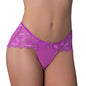 Magic Silk Butterfly Fantasies Boy Short Neon Purple S/M by Magic Silk