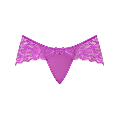 Magic Silk Butterfly Fantasies Boy Short Neon Purple S/M by Magic Silk