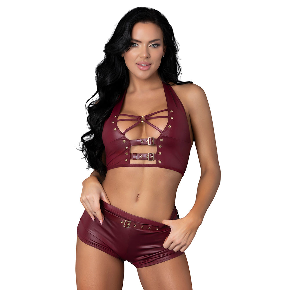 Lust Fetish Thalia Burgundy L/XL by Male Power