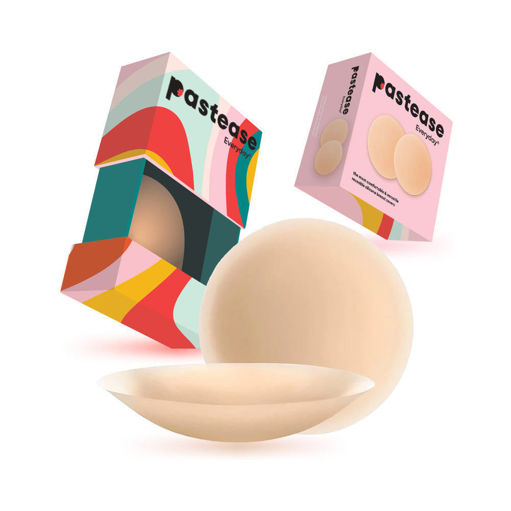 Pastease Halos Reusable Sticky Adhesive Silicone Nipple Cover Light Small A-C Cup by Pastease