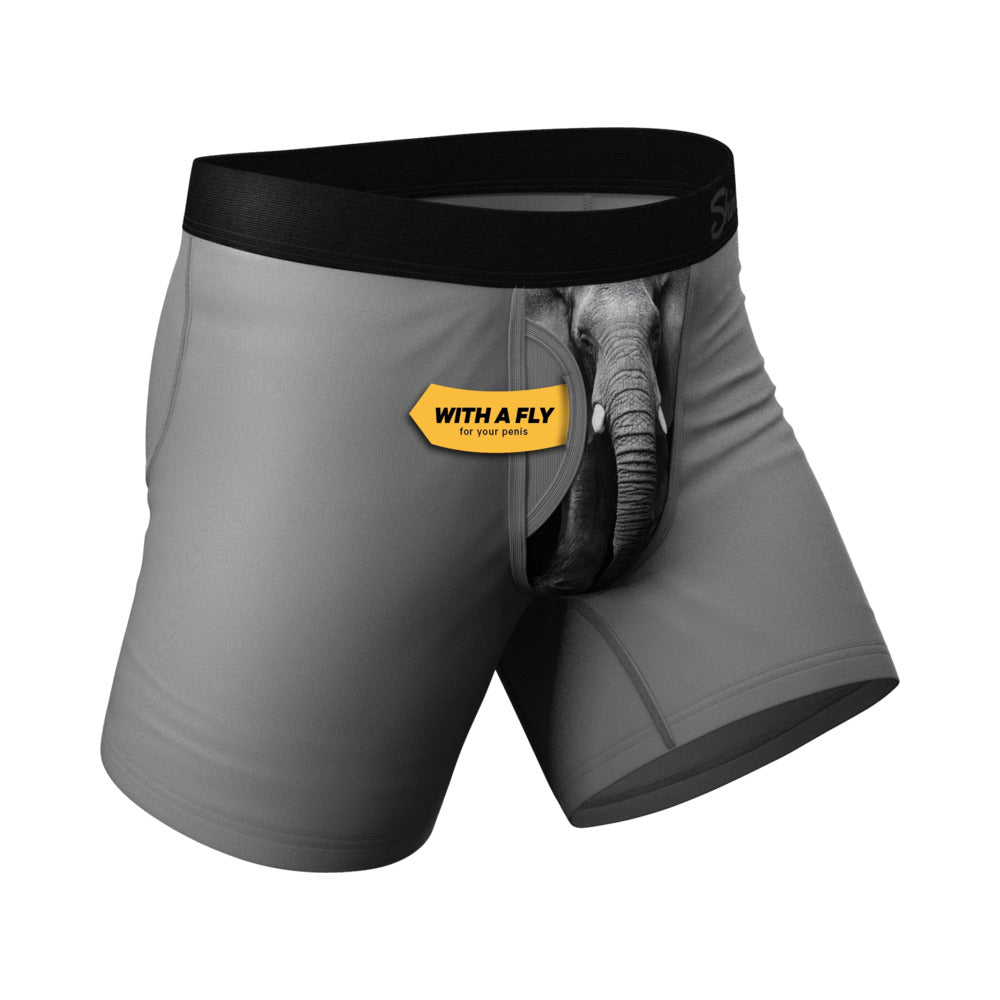Shinesty The Junk In The Trunk Elephant Ball Hammock Pouch Underwear with Fly by Shinesty