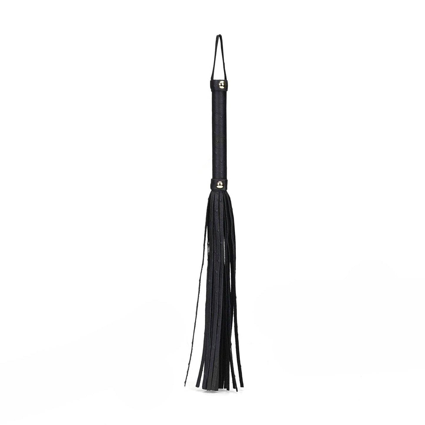 Demon's Kiss Black Leather Flogger Whip