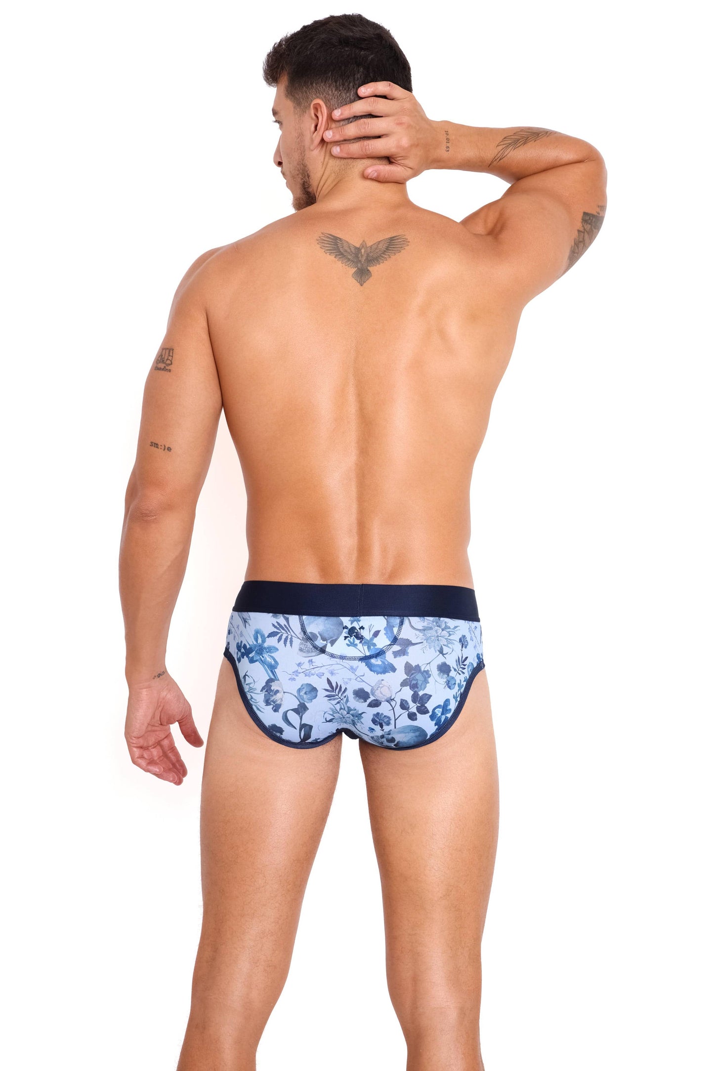 Hand Painted Dutch Floral Brief Sky
