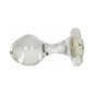 Crystal Delights Small Clear Plug with Gem Aurora Borealis by Crystal Delights LLC