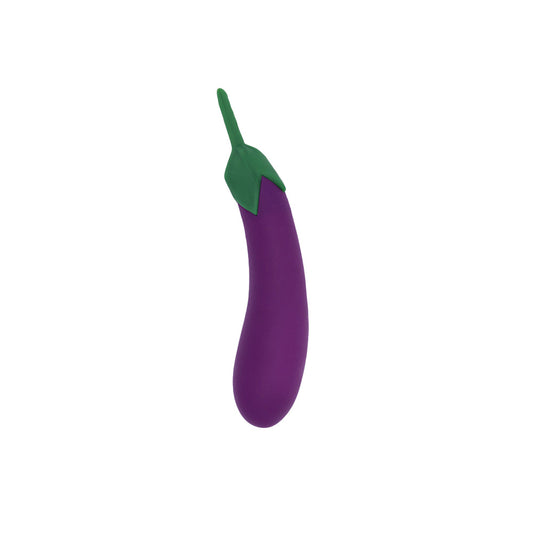 Emojibator Eggplant XL Emoji Vibrator by Pixelrise, LLC dba Emojibator (Dame)