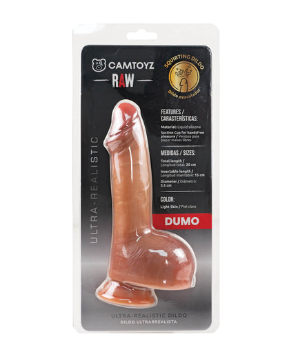 Camtoyz Ultra Realistic Squirting Dildo - Dumo by Sensata sa