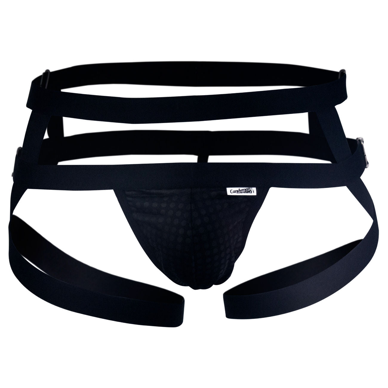 CandyMan -Strappy Jockstrap - Black
