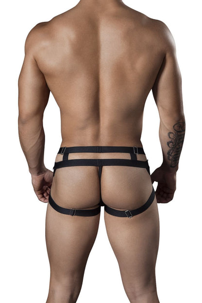 CandyMan -Strappy Jockstrap - Black