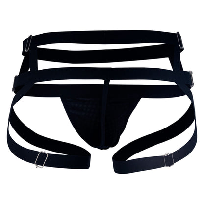 CandyMan -Strappy Jockstrap - Black