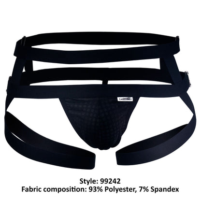 CandyMan -Strappy Jockstrap - Black