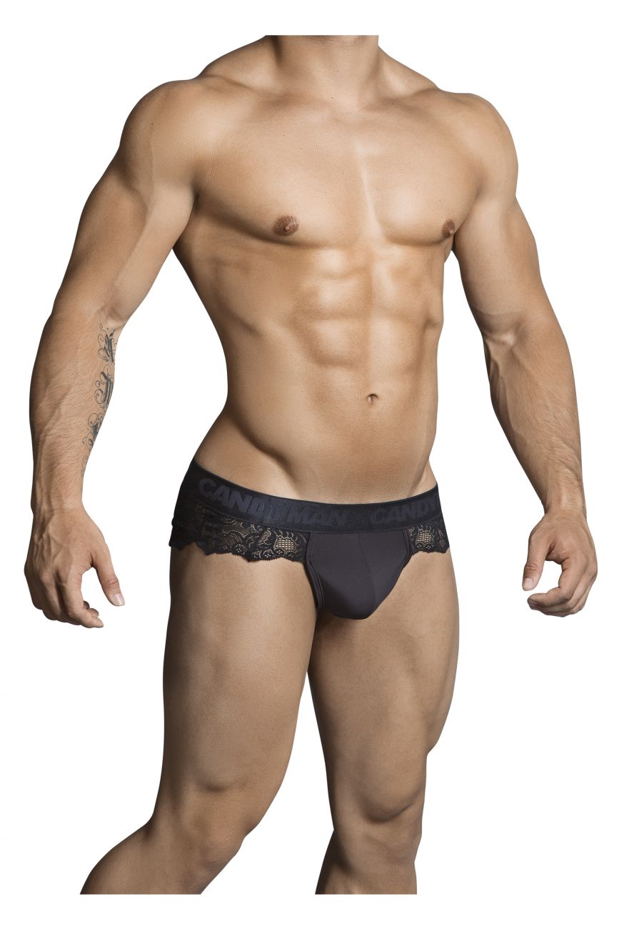 CandyMan 99304 Thongs Color Black by CandyMan