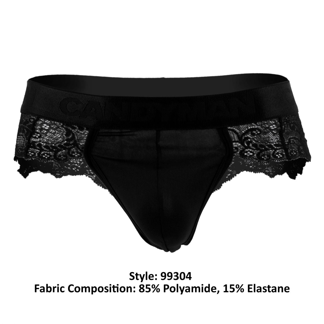 CandyMan 99304 Thongs Color Black by CandyMan