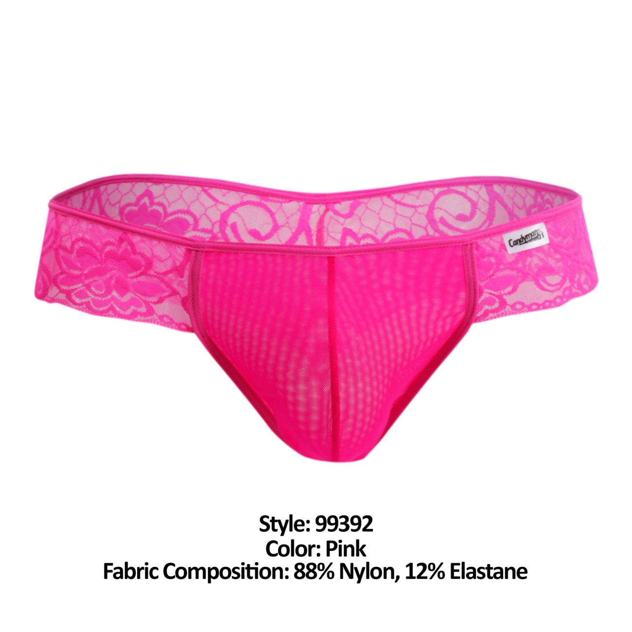 CandyMan Miami Thong- Hot Pink by CandyMan