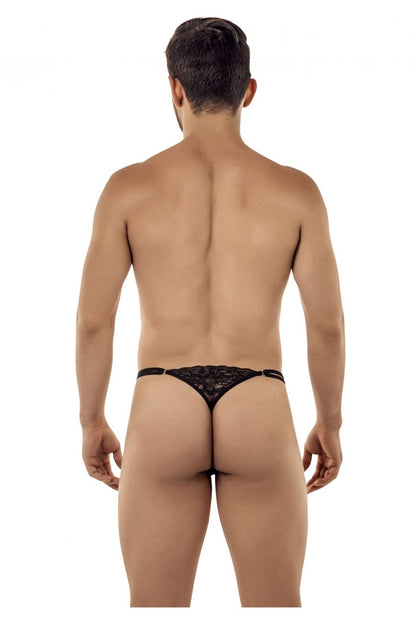 CandyMan 99421 Lace G-String Thongs Color Black by CandyMan
