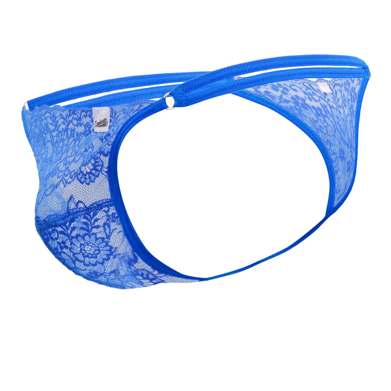 CandyMan Lace G-String Thong - Blue by CandyMan