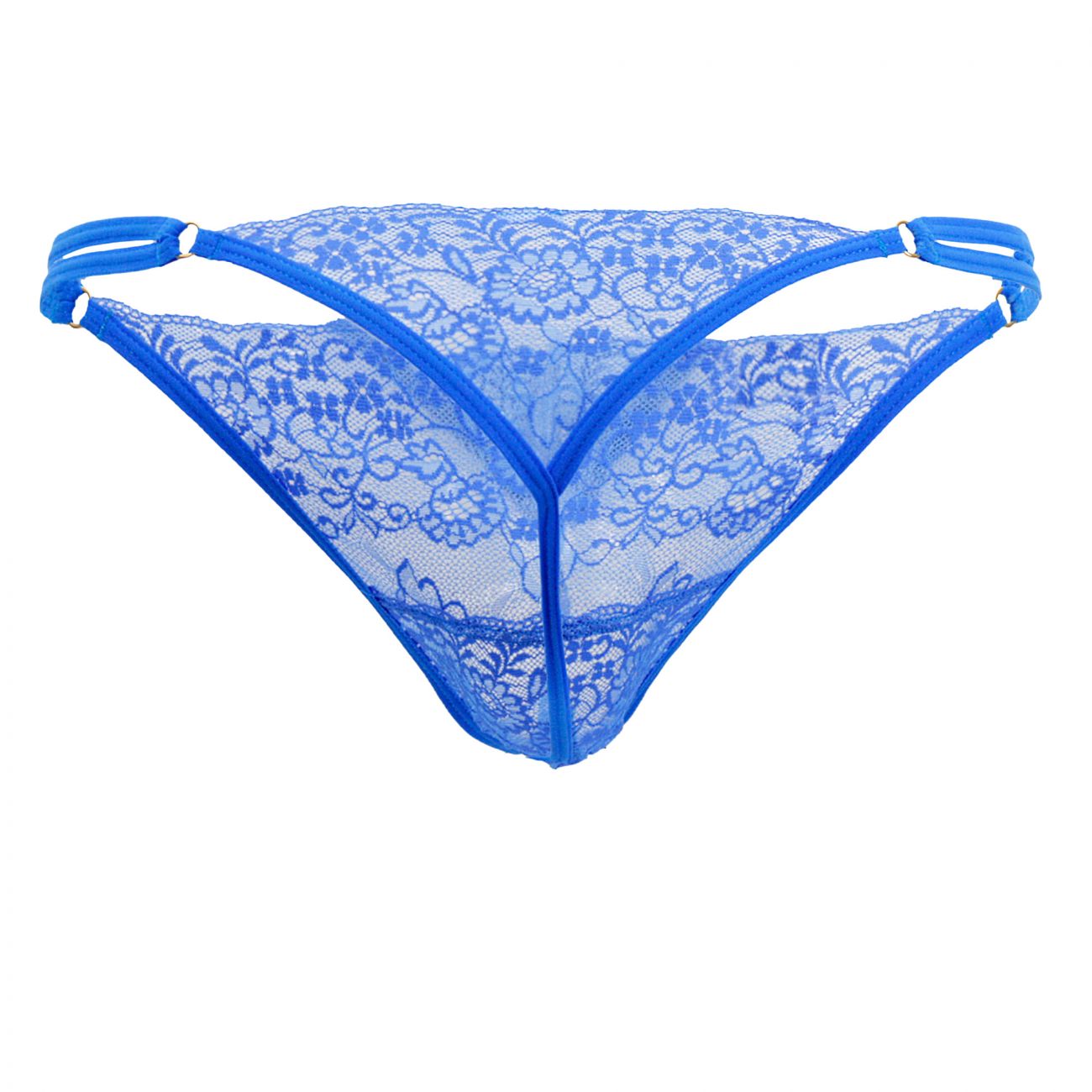 CandyMan Lace G-String Thong - Blue by CandyMan