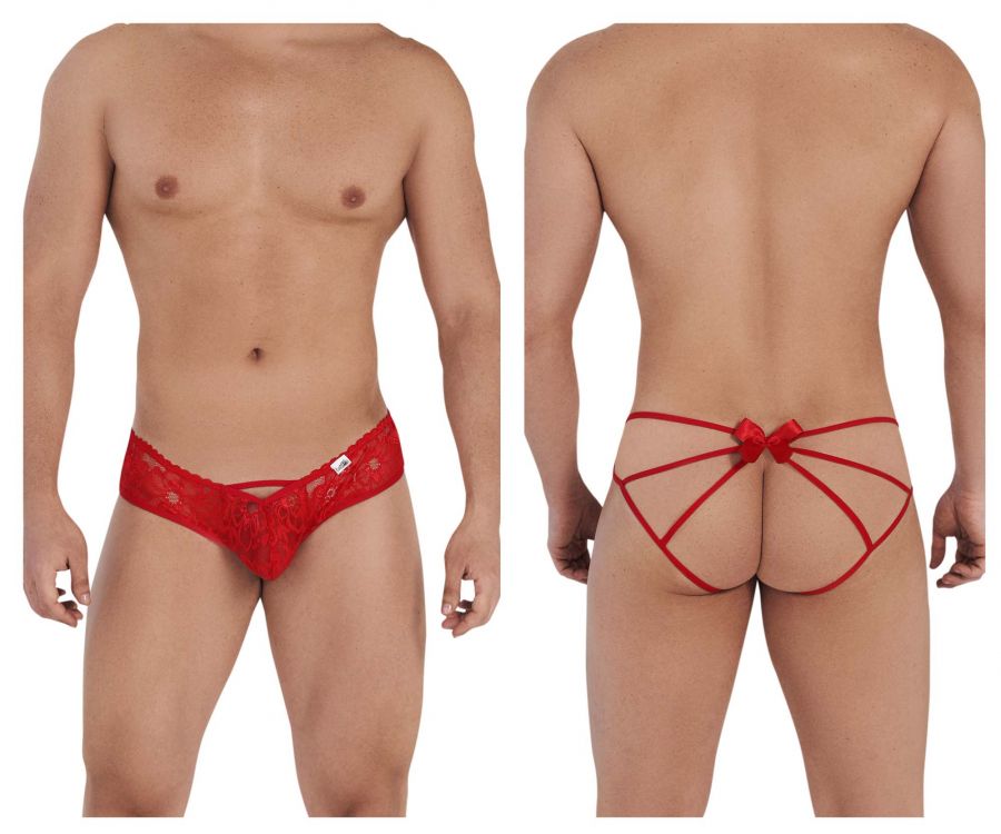 CandyMan - Bow Jockstrap - Red