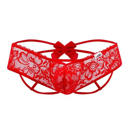 CandyMan - Bow Jockstrap - Red