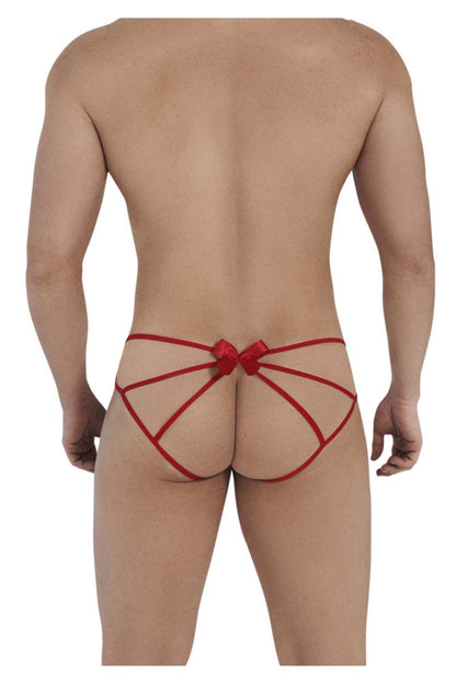 CandyMan - Bow Jockstrap - Red