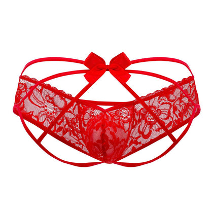 CandyMan - Bow Jockstrap - Red