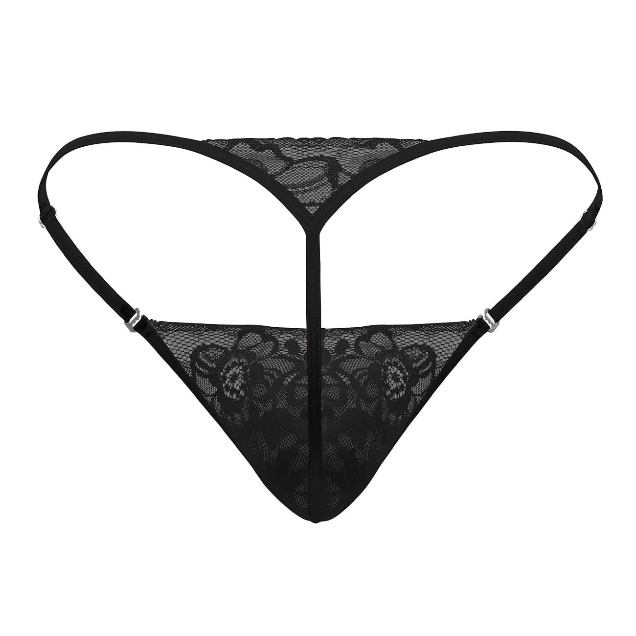 CandyMan - Lace Thongs - Black