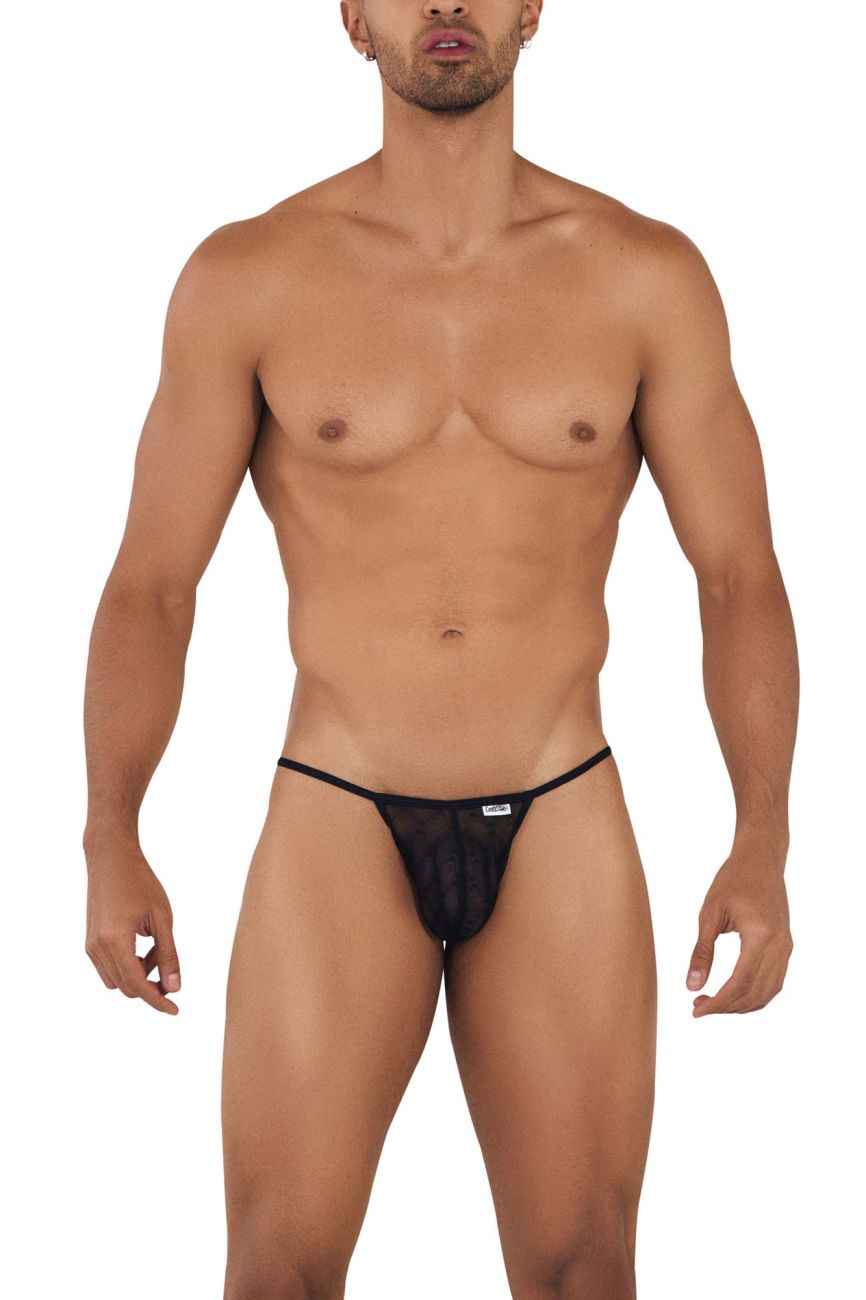 CandyMan - Micro Lace Jockstrap - Black
